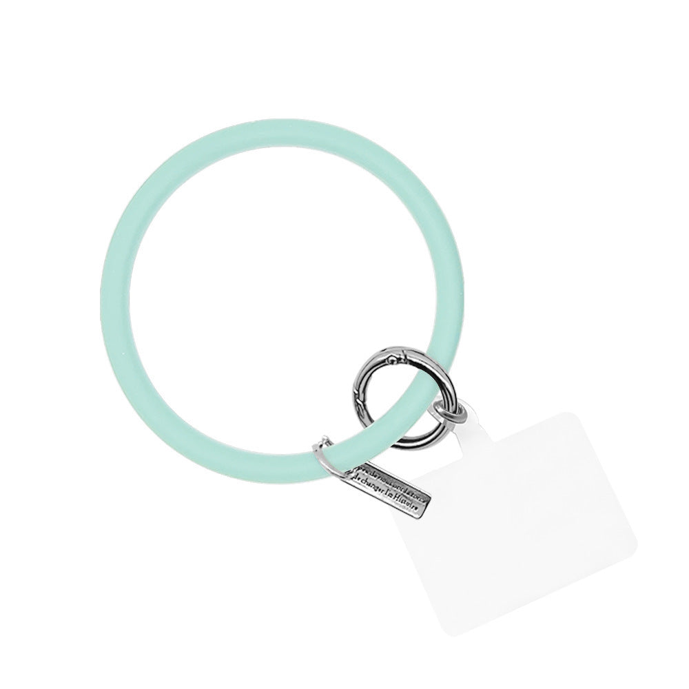Wholesale Mobile Phone Anti-loss Silicone Heart-shaped Hanging Ring Key Chain